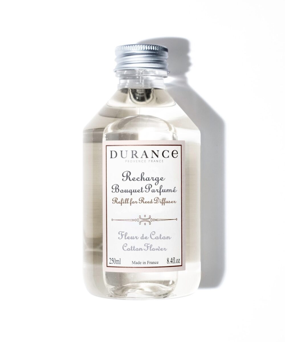 Durance Refill for Reed Diffuser 250ml – Cotton Flower