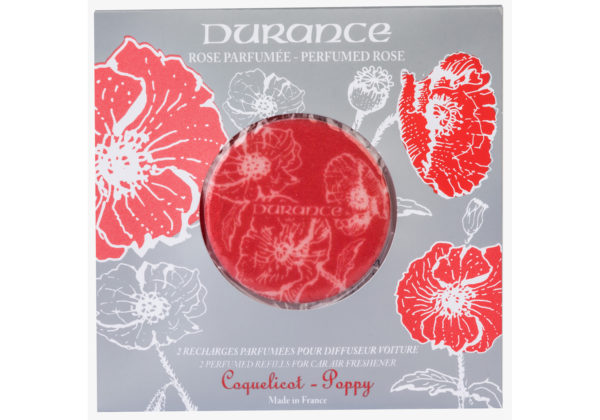 Scented Rose Car Air-Freshener Refill (2pk) - Poppy