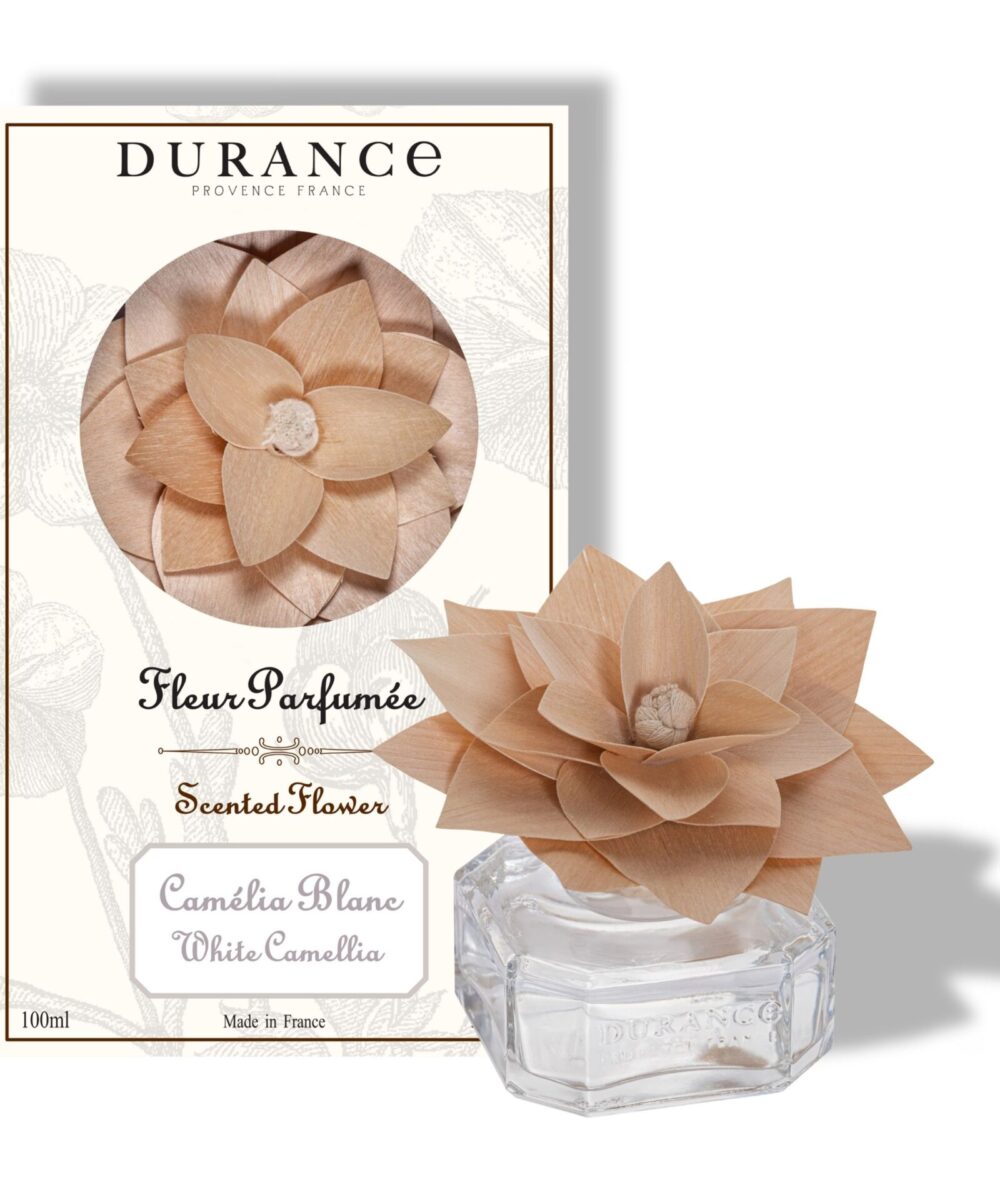 WOODEN FLOWER DIFFUSER WHITE CAMELLIA 100ML