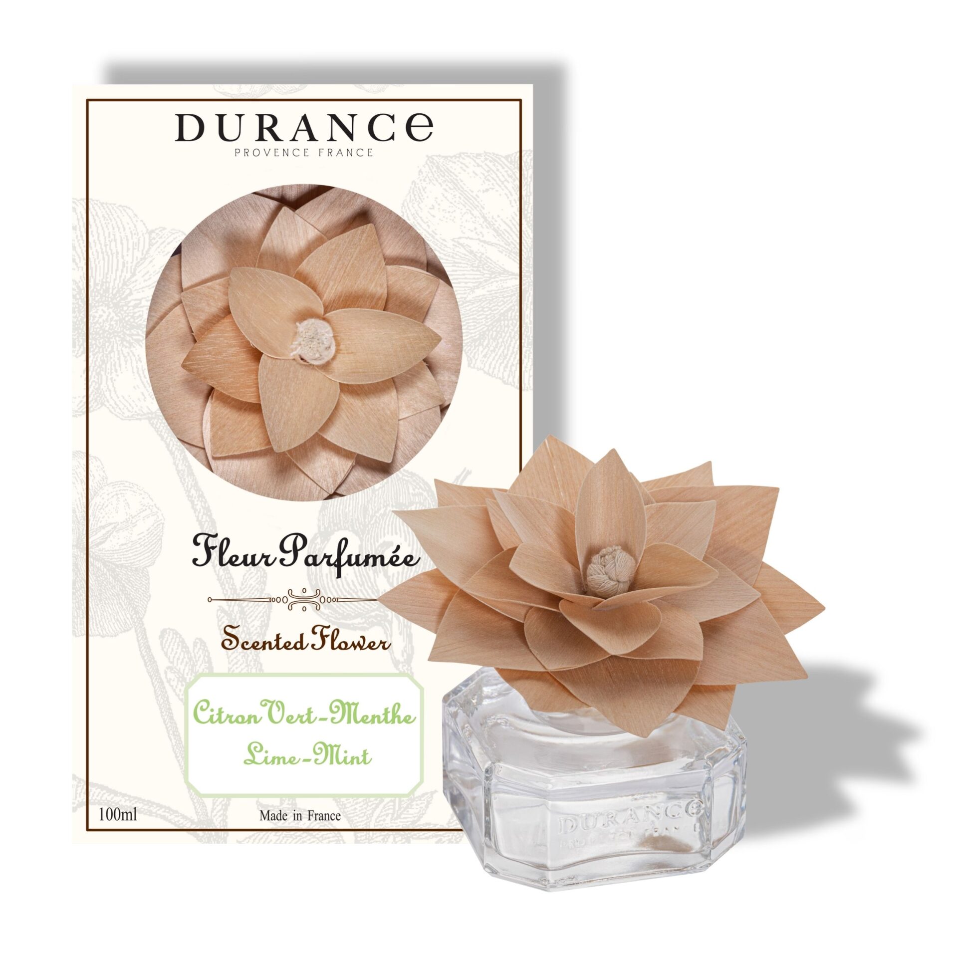 Scented Wooden Flower 100ml Lime Mint