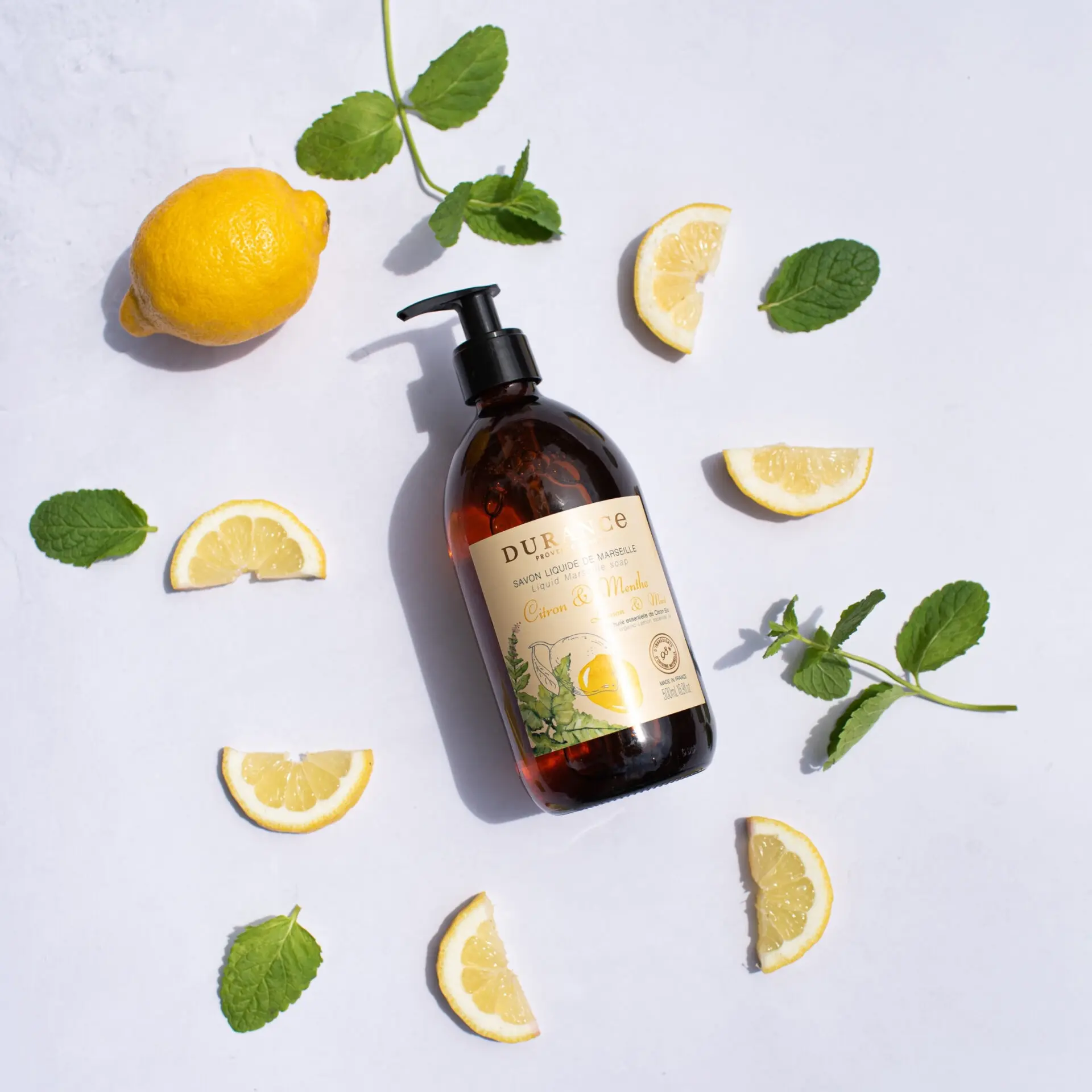 MARSEILLE LIQUID SOAP LEMON & MINT 500ML 2